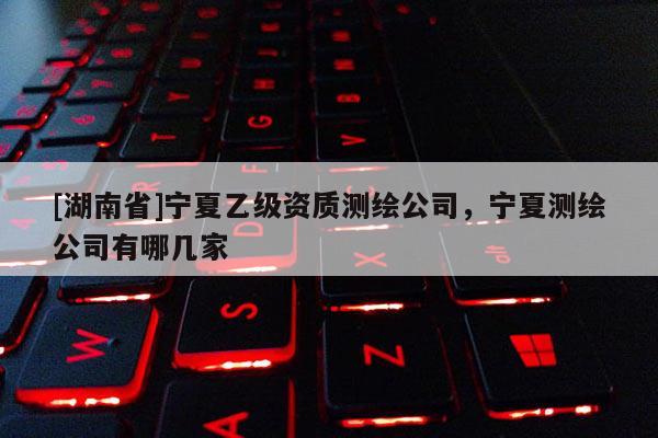 [湖南省]寧夏乙級(jí)資質(zhì)測(cè)繪公司，寧夏測(cè)繪公司有哪幾家