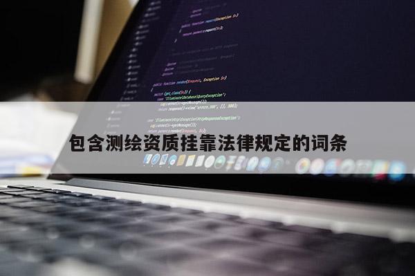 包含測繪資質(zhì)掛靠法律規(guī)定的詞條