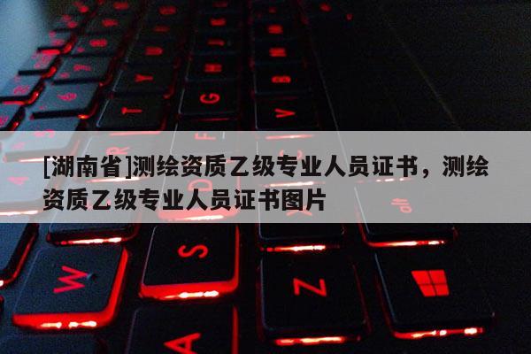 [湖南省]測繪資質(zhì)乙級專業(yè)人員證書，測繪資質(zhì)乙級專業(yè)人員證書圖片