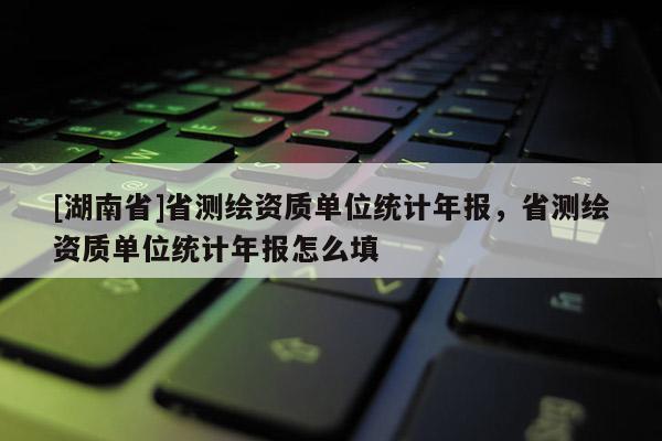 [湖南省]省測繪資質單位統(tǒng)計年報，省測繪資質單位統(tǒng)計年報怎么填