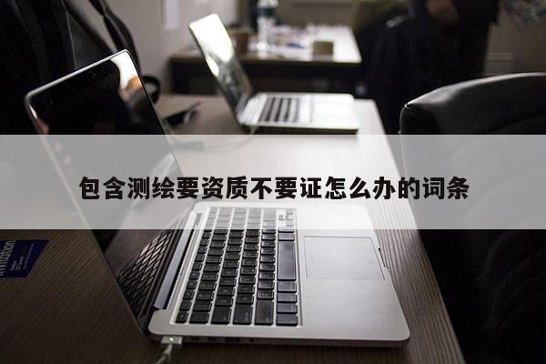包含測繪要資質(zhì)不要證怎么辦的詞條