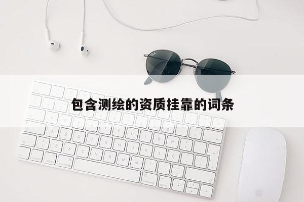 包含測(cè)繪的資質(zhì)掛靠的詞條